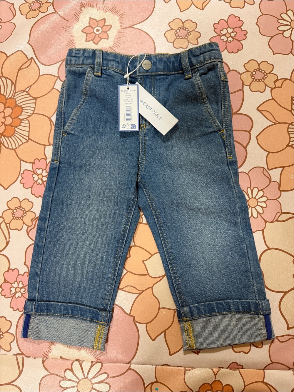 Jacadi Paris boys jeans NWT